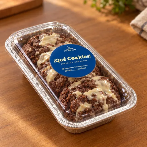 Galleta cuchareable Chocolate & Blanco — ¡Qué Cookies! Manizales