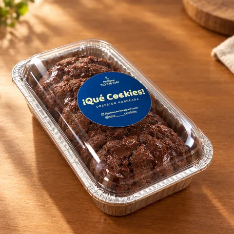 Galleta cuchareable Doble Chocolate — ¡Qué Cookies! Manizales